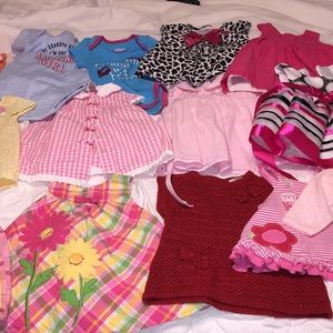 25pieces 3-6&6Months girl baby clothes